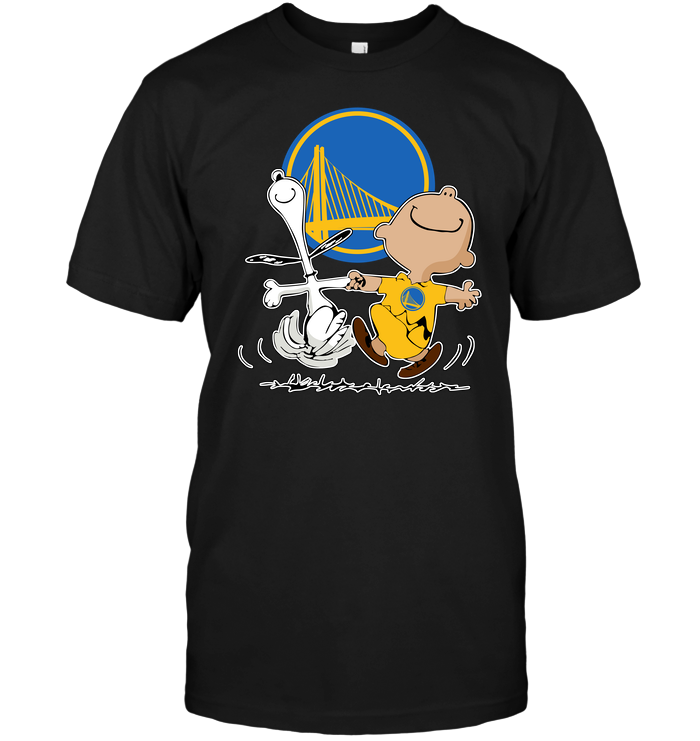 Golden State Warriors "charlie Brown & Snoopy" T-Shirt